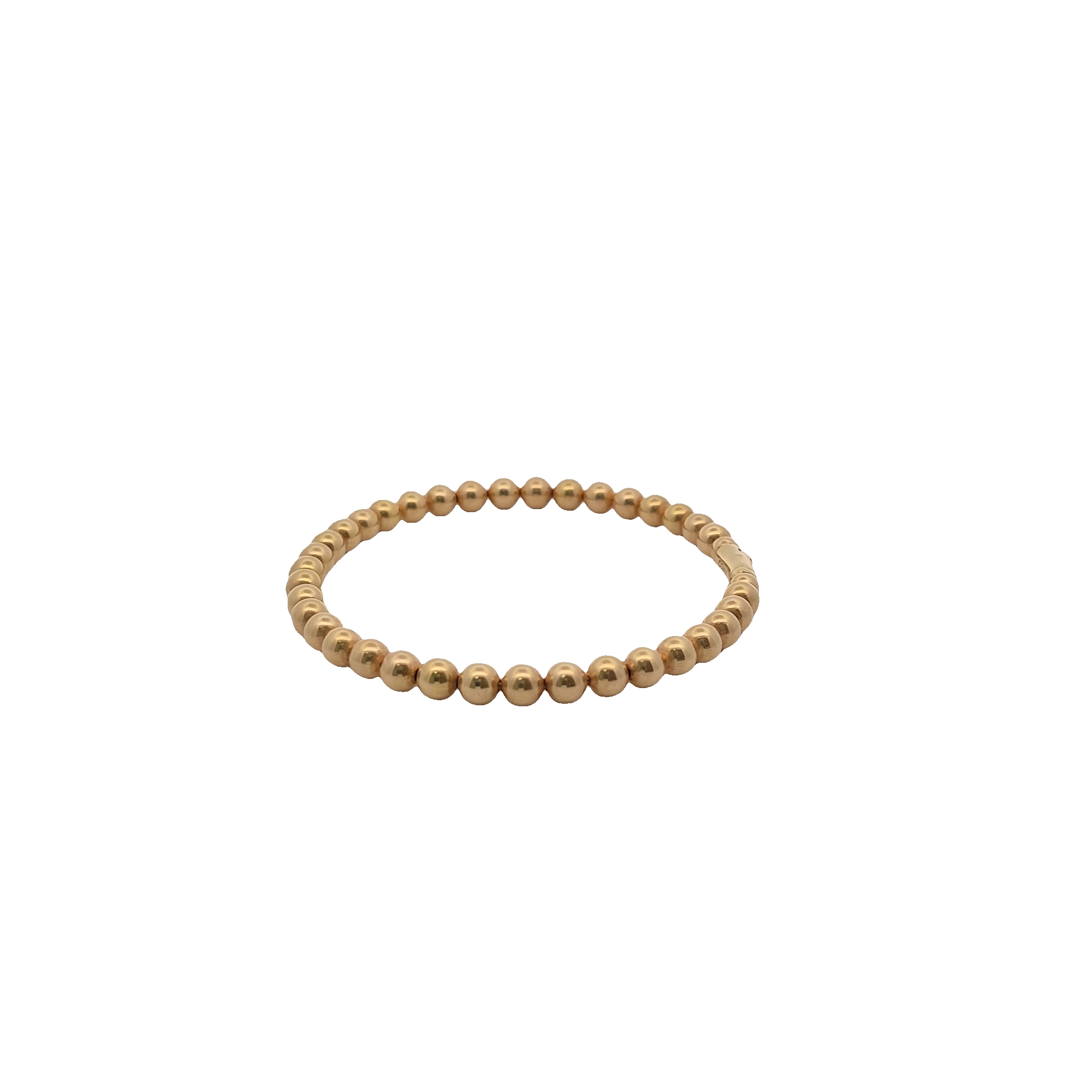 Top Quality Bubble Bangle, 18K Standard Yellow Gold, view 4