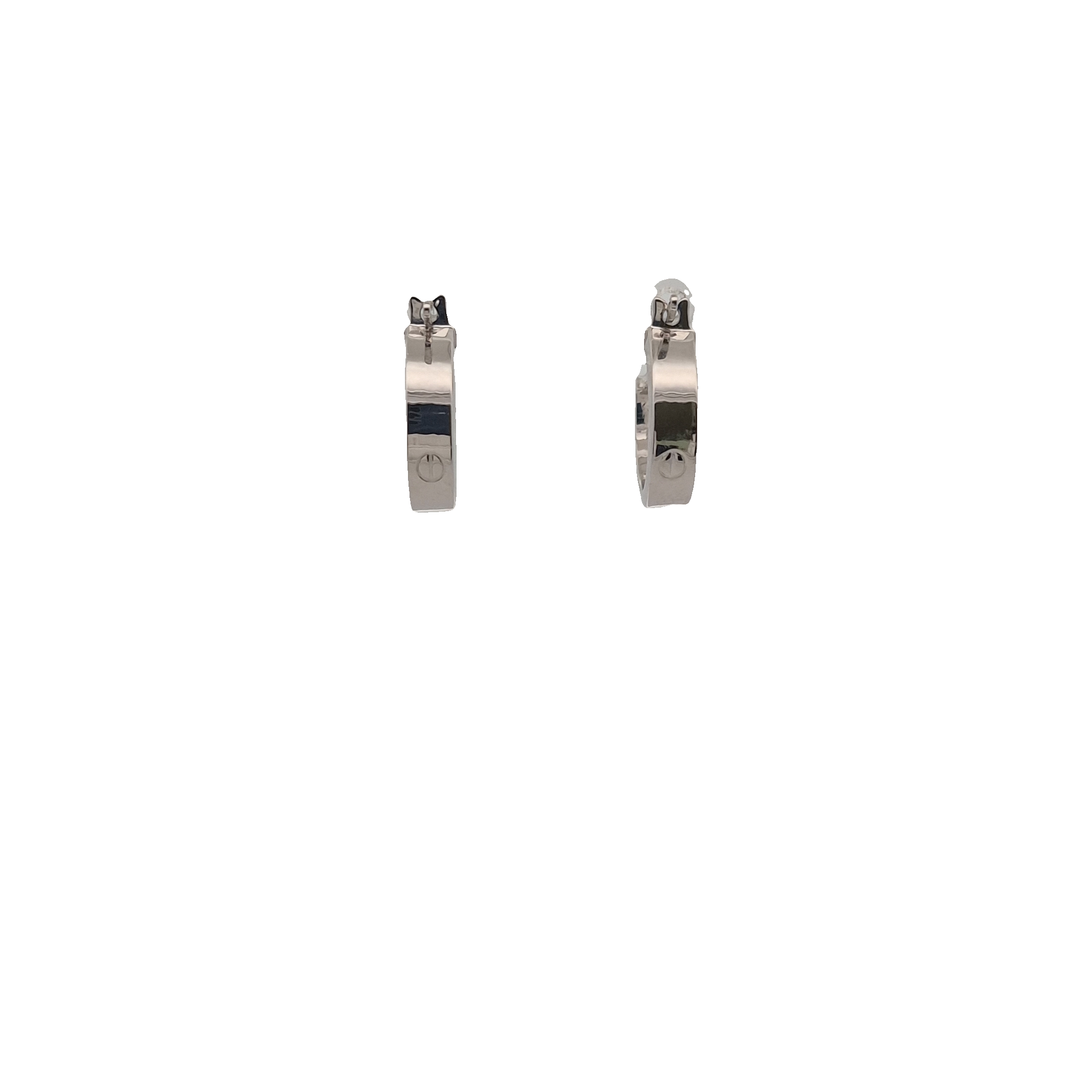 Top Quality Car Car Earrings, 18K White Gold, view 17