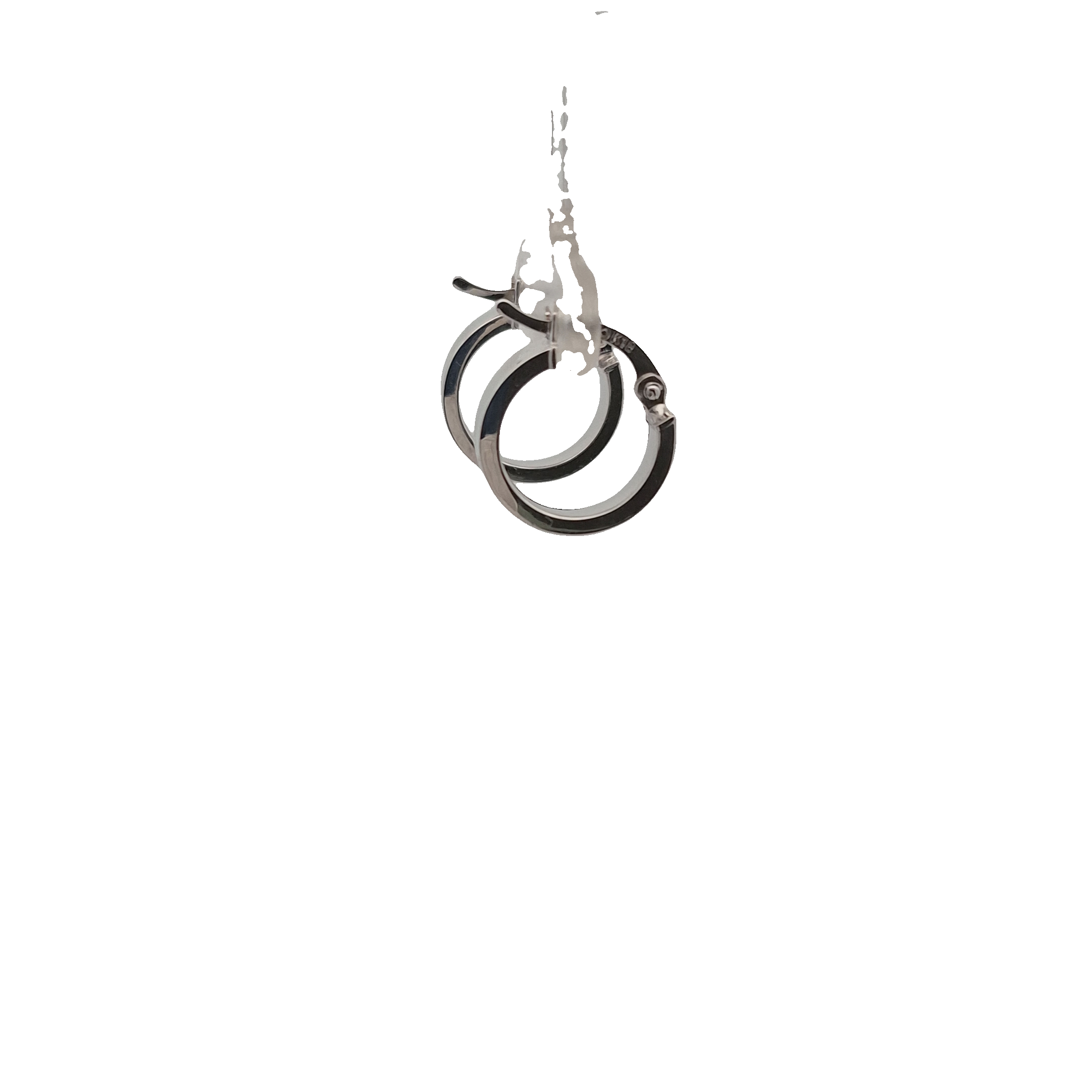 Top Quality Car Car Earrings, 18K White Gold, view 19